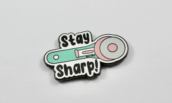 Stay Sharp! Rotary Cutter Machine Magnet | single