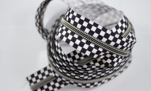 Mini Checker #5 Zipper Tape | 2 yards