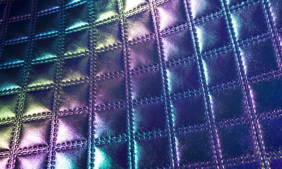 Shimmering Blueberry Quilted Puff 18