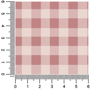 Dusty Pink Plaid | 18" Printed Vinyl