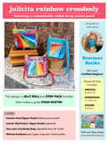 Julicita Rainbow Crossbody PDF Pattern by BozemanBatiks